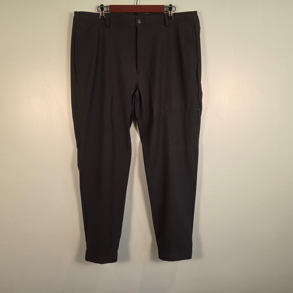 Mack Weldon Radius Pants Men XXL Black Technical Joggers Water Resistant Stretch